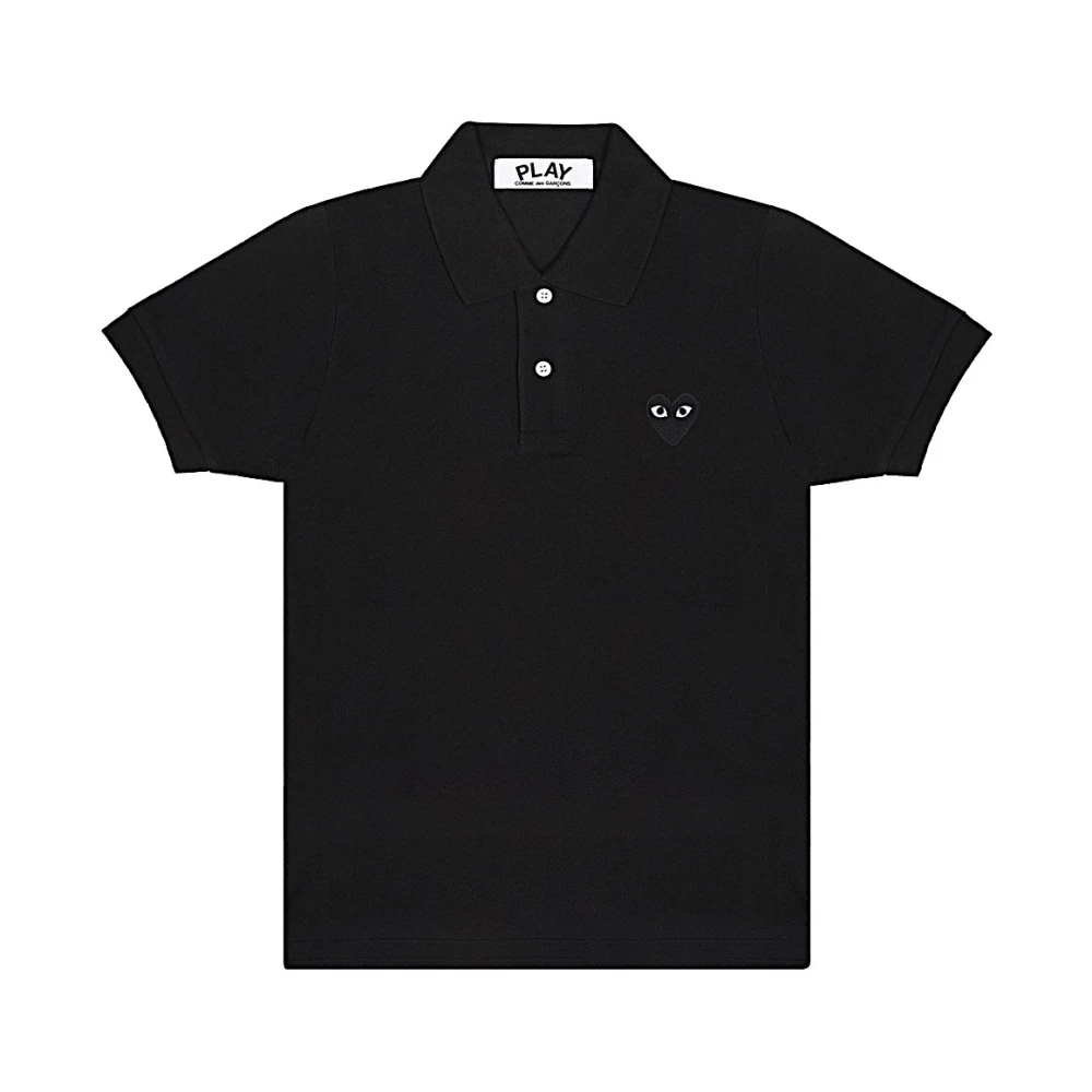 Comme des Garçons Klassiek Poloshirt in Diverse Kleuren Black Heren