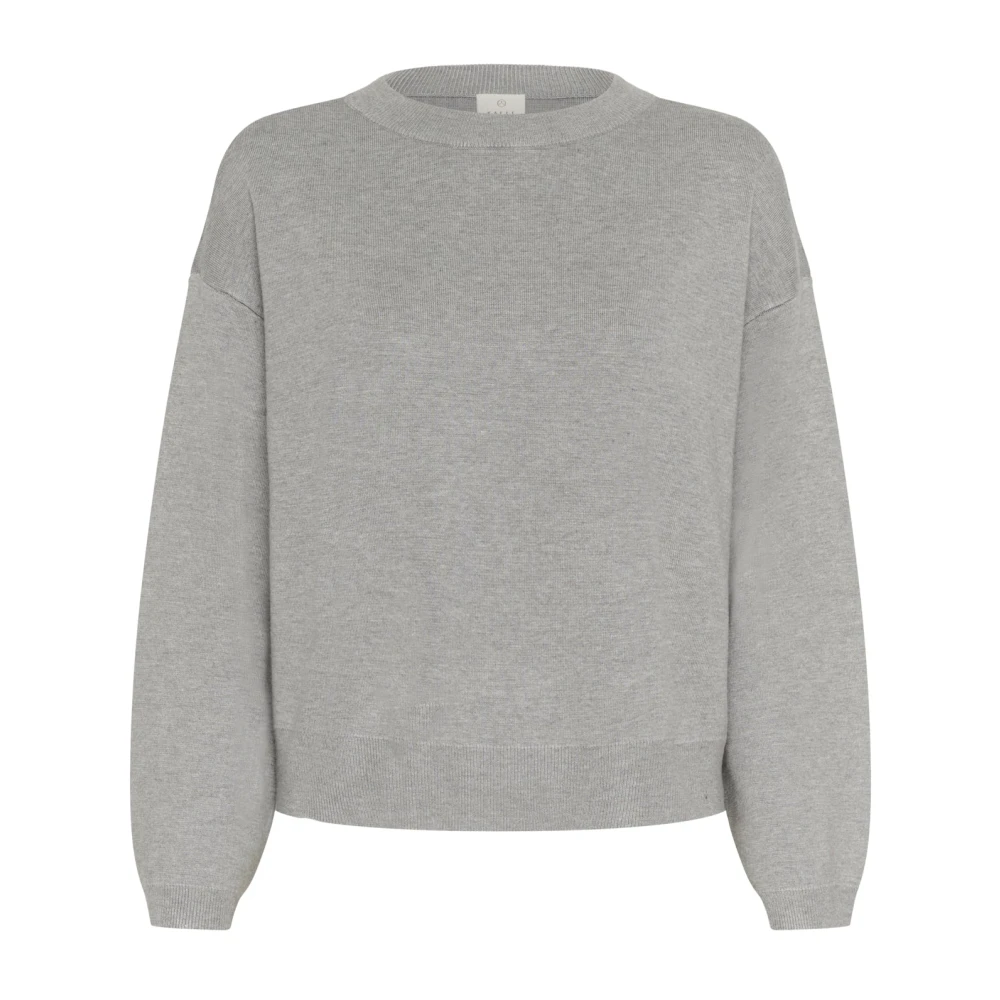Kaffe , Damen, Strickwaren, Grau, Xs