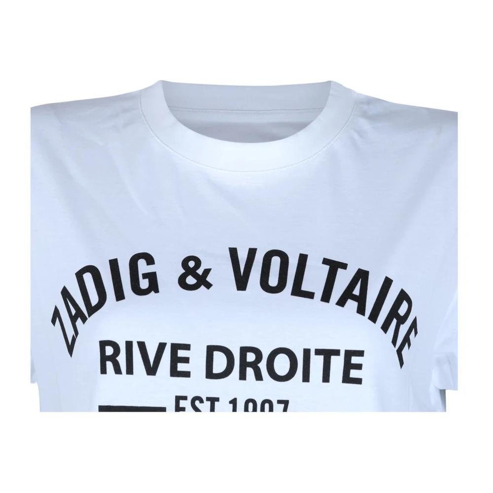 Zadig & Voltaire Witte College Stijl T-shirts en Polos White Dames