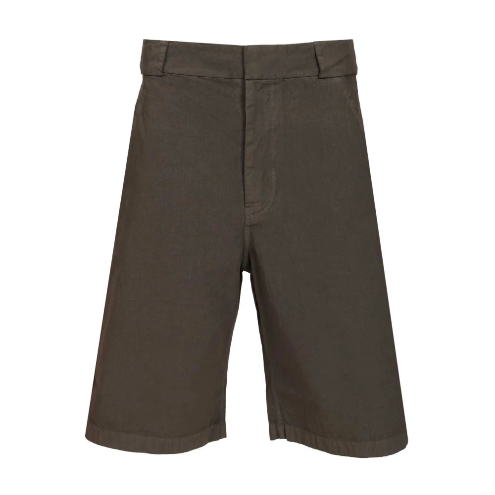 Fear Of God Gray Garment Dyed Cotton Casual Short - Male - Casual Shorts - Xl - Shorts