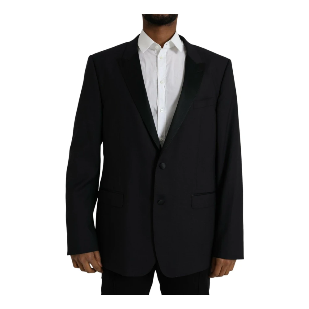 Dolce & Gabbana Men's Blue Blazers, 4XL, Martini Slim Fit Blazer