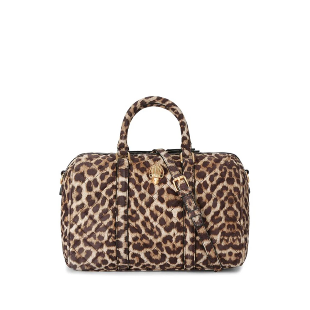 Kurt Geiger Luipaardprint Boston Tas Brown Dames