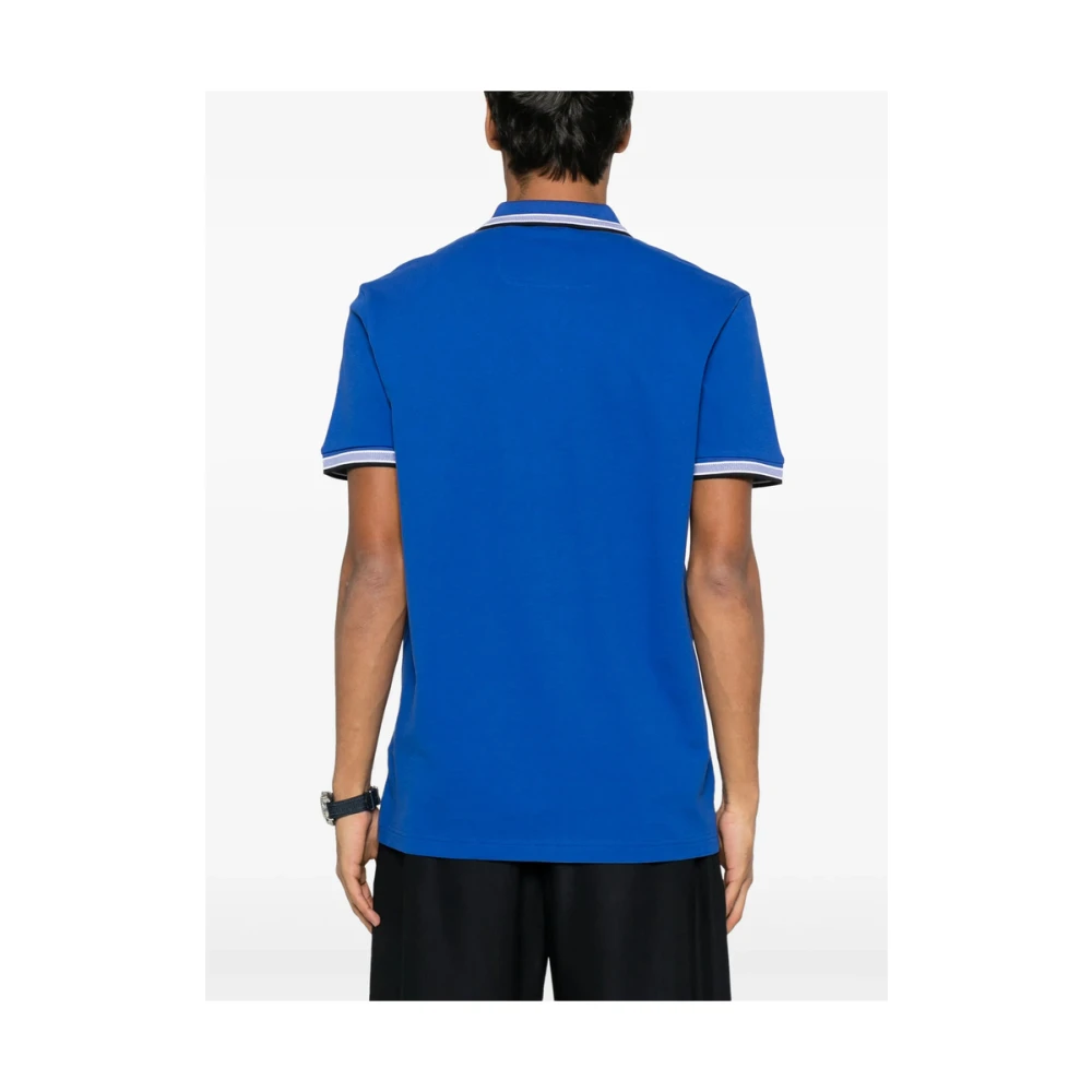 Hugo Boss Koningsblauwe Korte Mouw Sweater Blue Heren