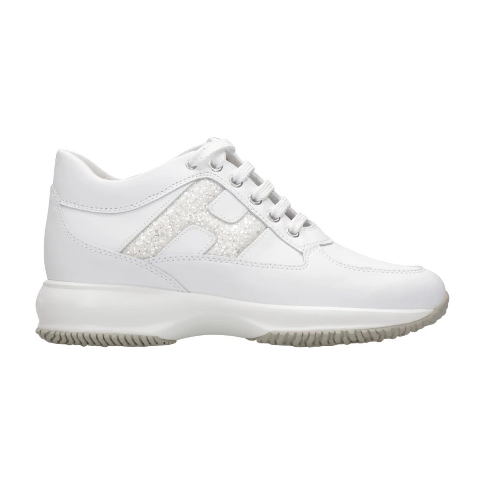 Hogan Women's White Sneakers, 4 Uk, Interactive Trainers