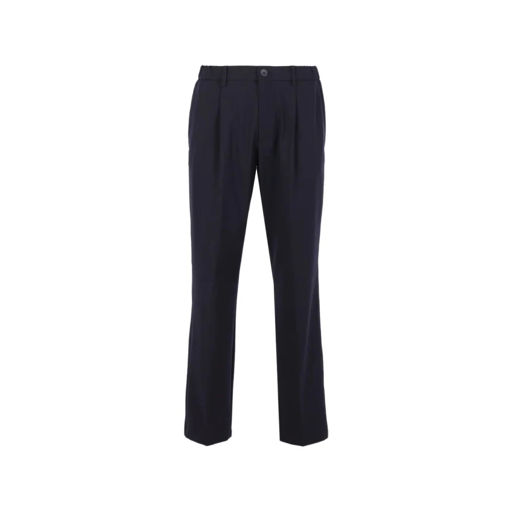 Herno Hombre Pantalones De Lana Elástica Ligera