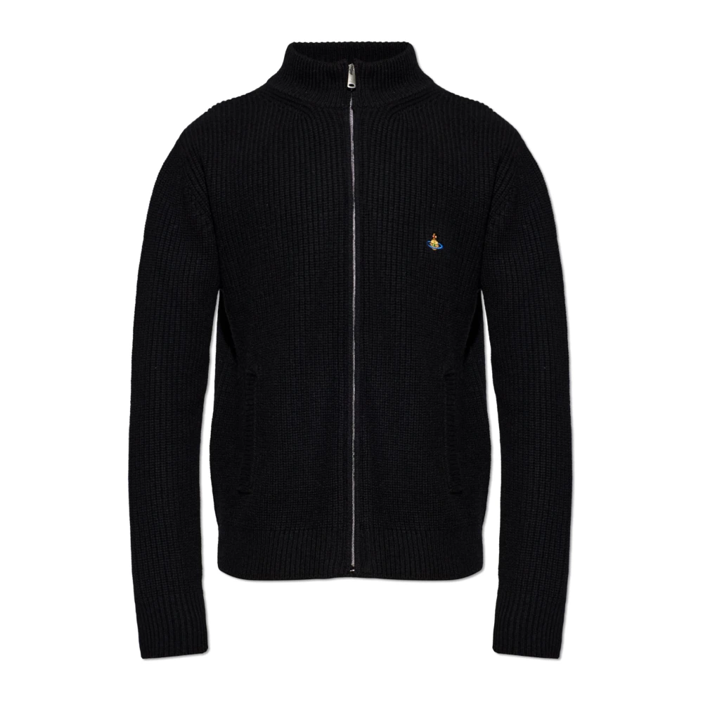 Vivienne Westwood Mannelijk Zwart Truien & Vesten Heren, S, Wol, Alex Cardigan
