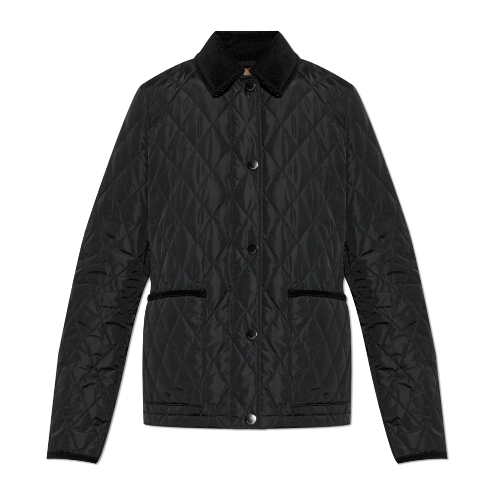 Burberry Women's Black Insulated Quilted Jacket - Light Jackets - S - Jackets