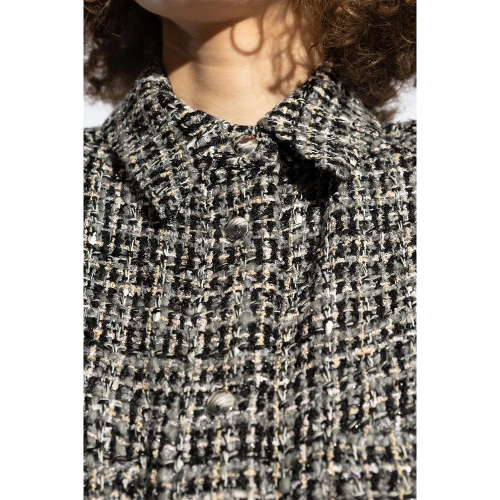 IRO Tweed Vest 'Bianka' Gray Dames
