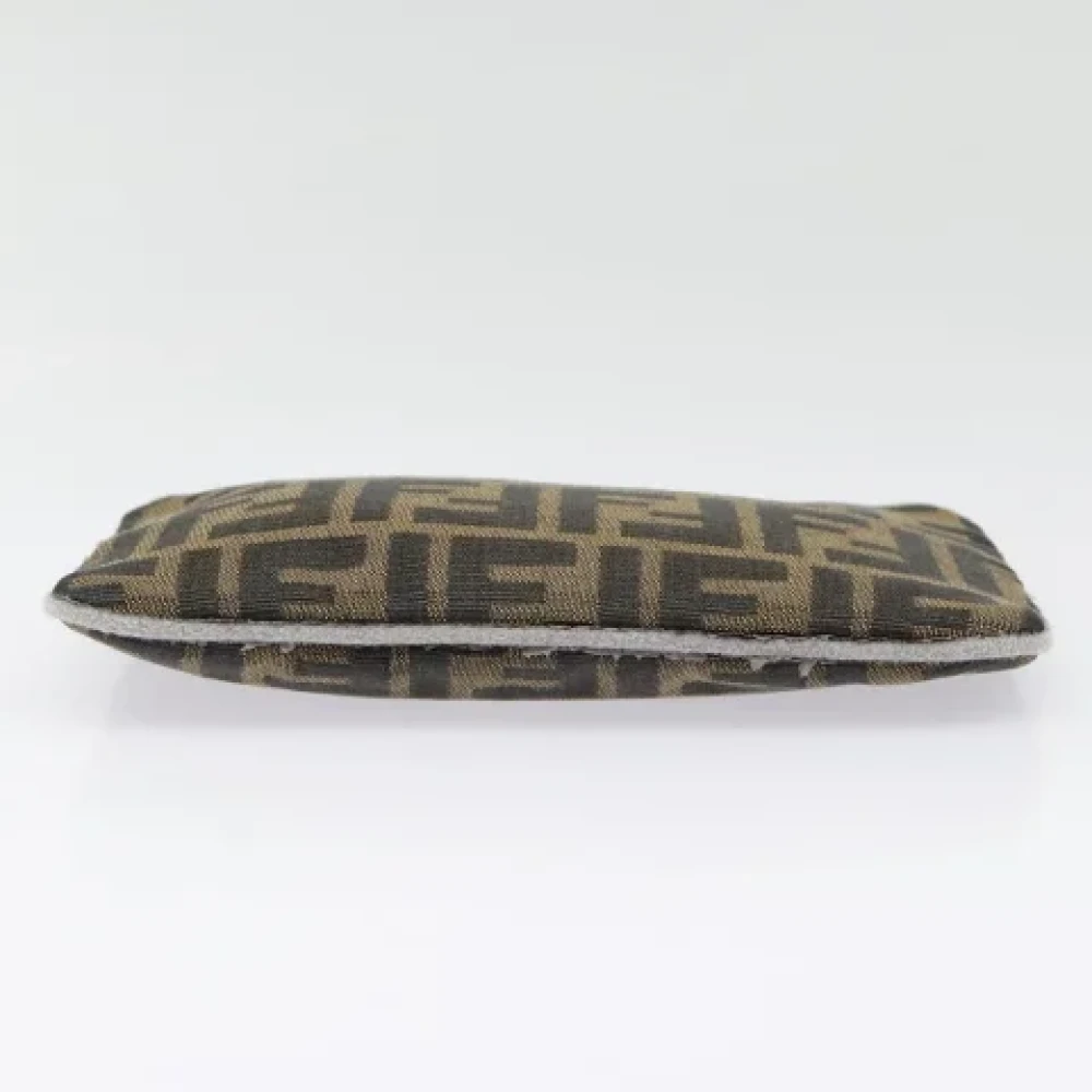 Fendi Vintage Pre-owned Canvas pouches Black Dames