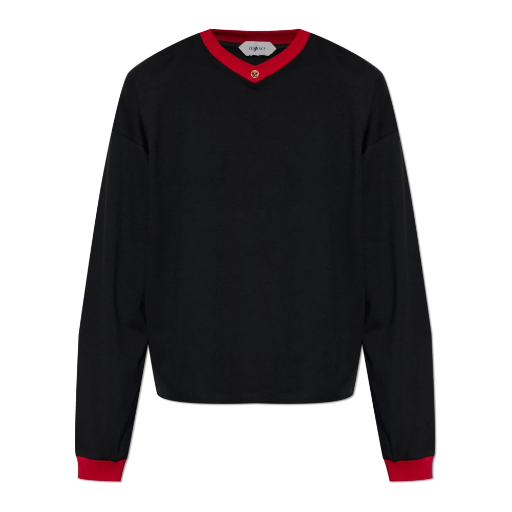 Versace Herren Schwarz Oberteile, K, 2XLgröße: