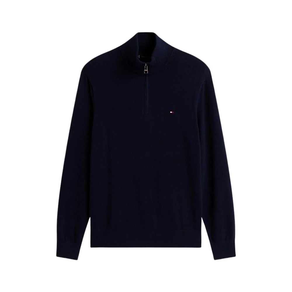 Tommy Hilfiger Men's Blue Turtlenecks, S, Turtlenecks