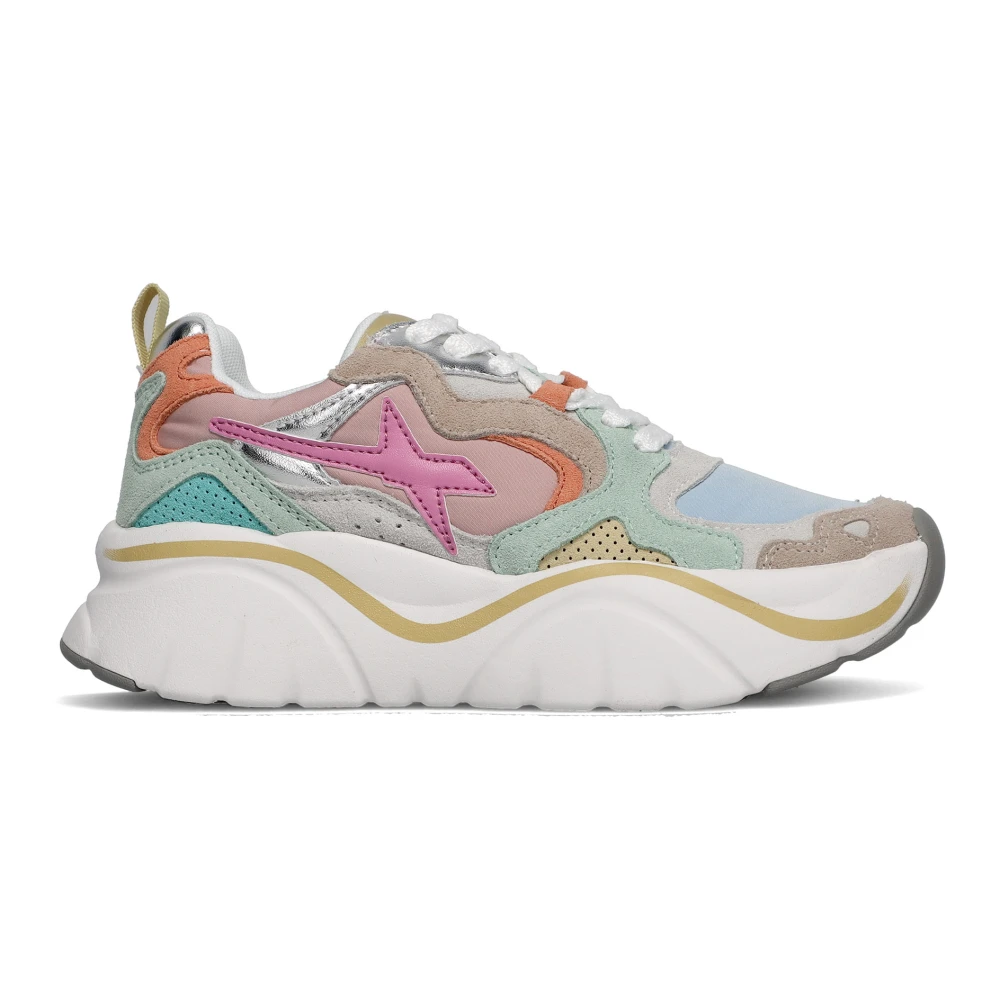 W6yz Women's Multicolor Mia-W Sneaker - Sneakers - 7 Uk - Shoes