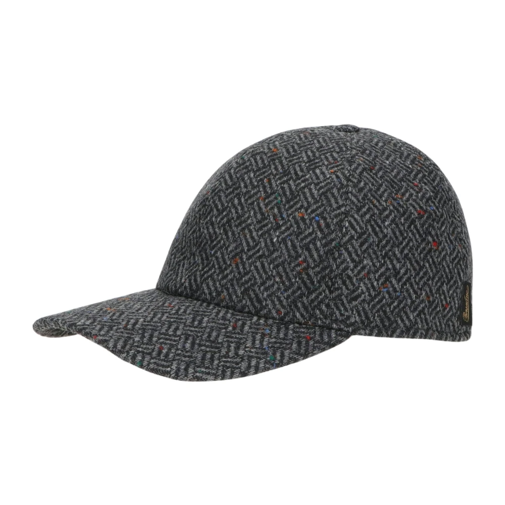 Borsalino Ruimtereis Wol Baseballpet Gray Unisex