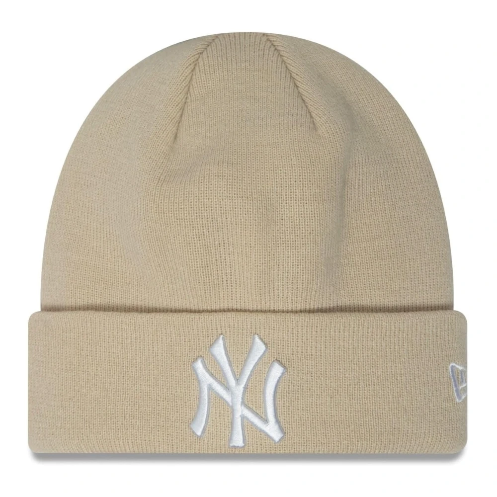 New era Beige Yankees Cuff Beanie Beige Heren