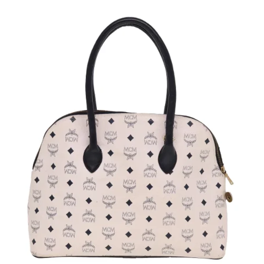MCM Pre-owned Leather handbags White Dames