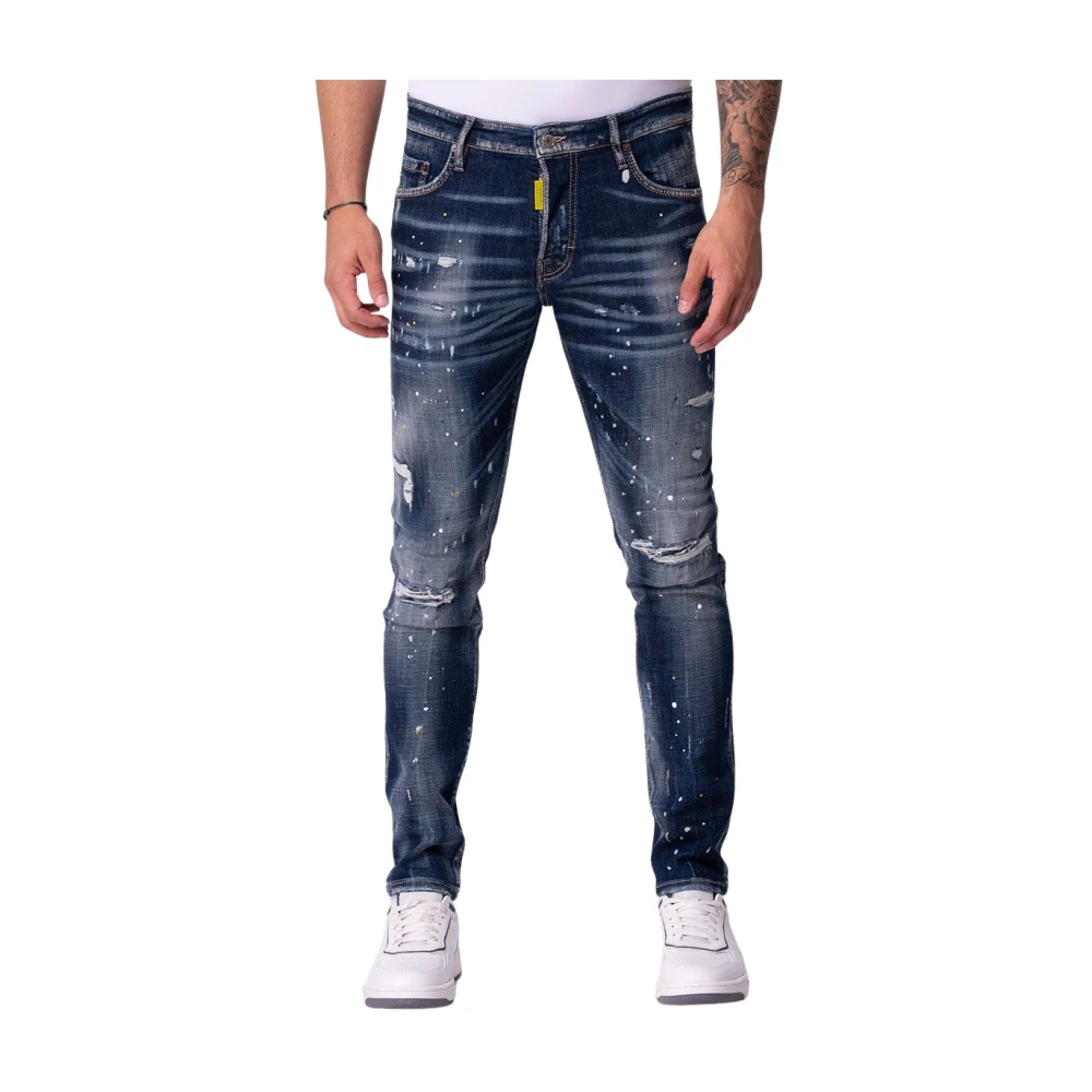 My Brand Slim-Fit Jeans voor Moderne Mannen Blue Heren