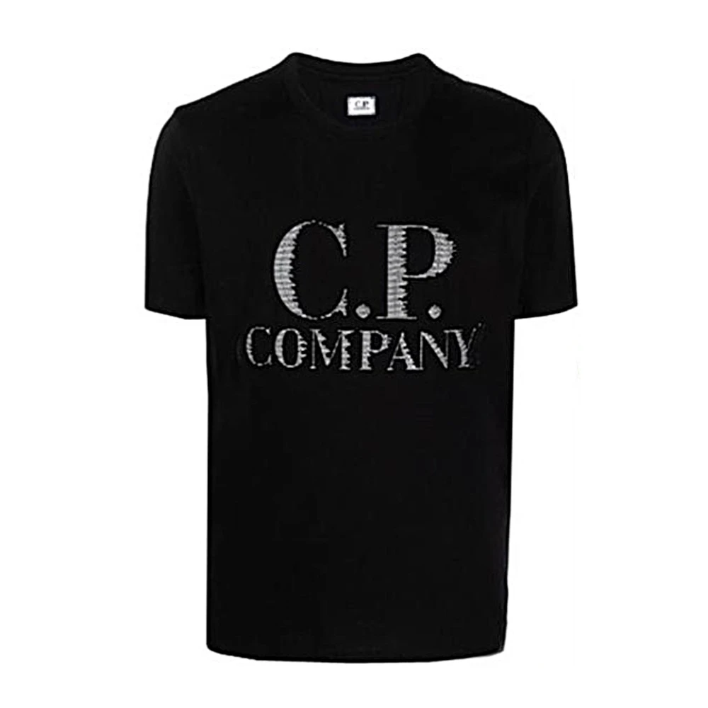 C.P. Company Casual Katoenen T-shirt Black Heren