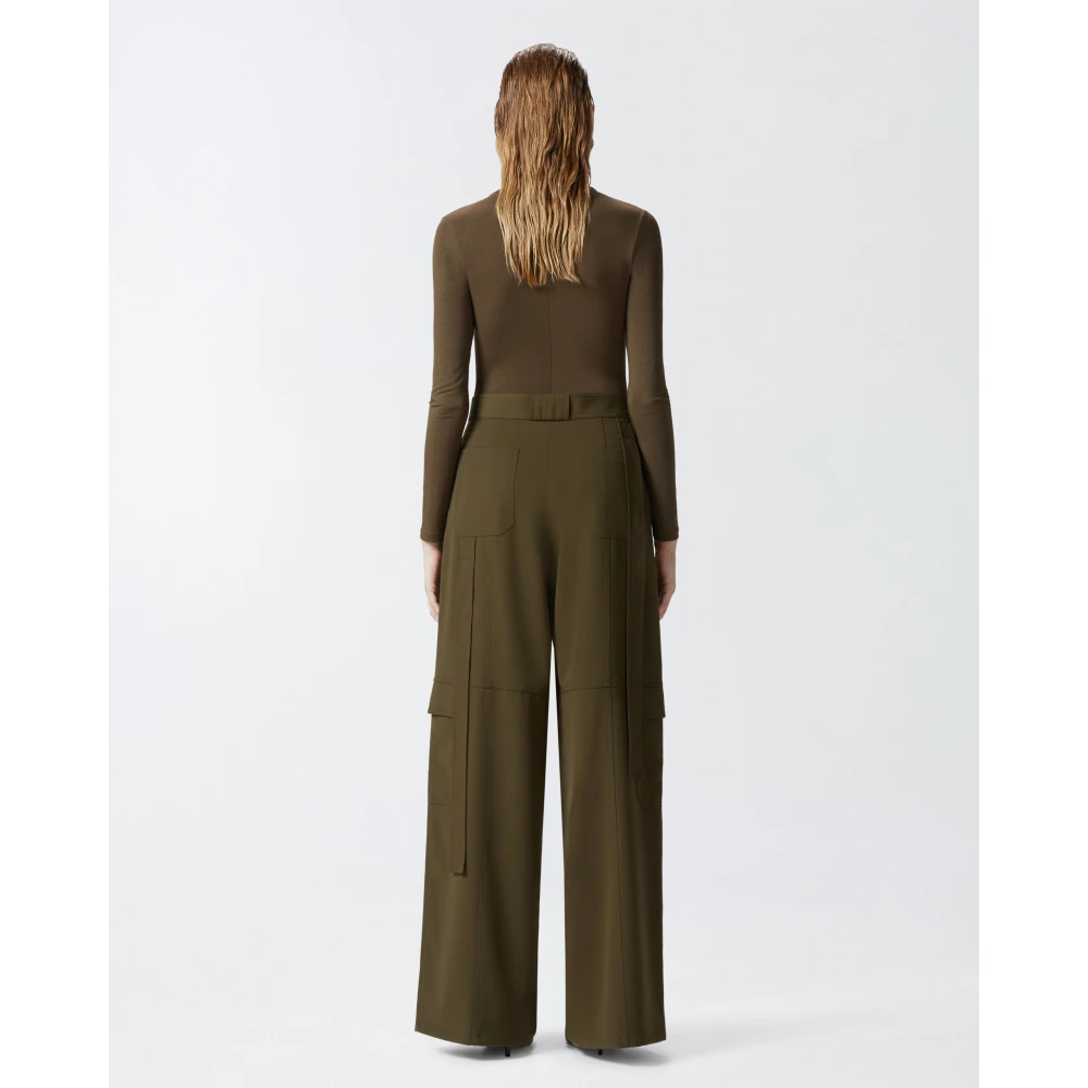 pinko Pelaggi Broek Green Dames