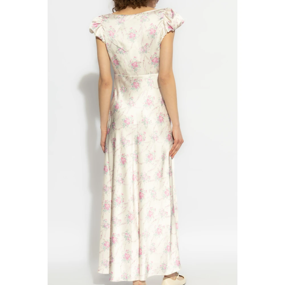 Loveshackfancy Jurk Rose Beige Dames