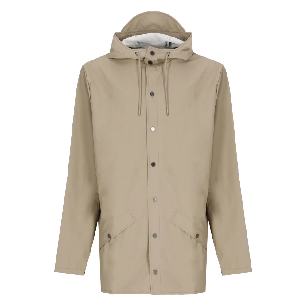 Rains Uomo Beige Giacche, Xl, New,