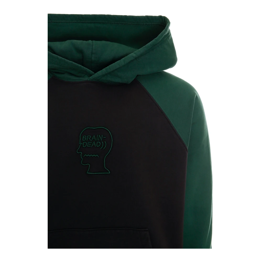 Brain Dead Pigment Wash Logo Hoodie Multicolor Heren