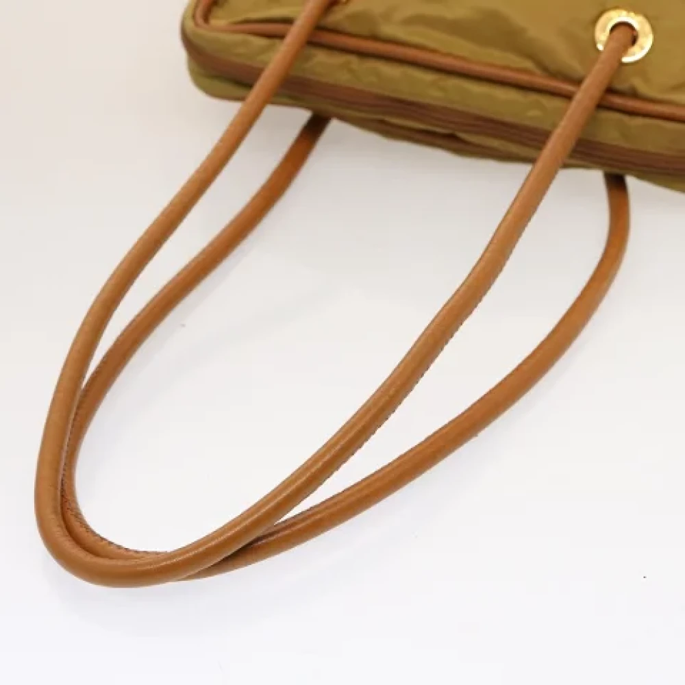 Celine Vintage Pre-owned Nylon celine-bags Brown Dames