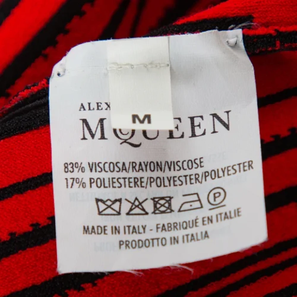 Alexander McQueen Pre-owned Knit dresses Red Dames