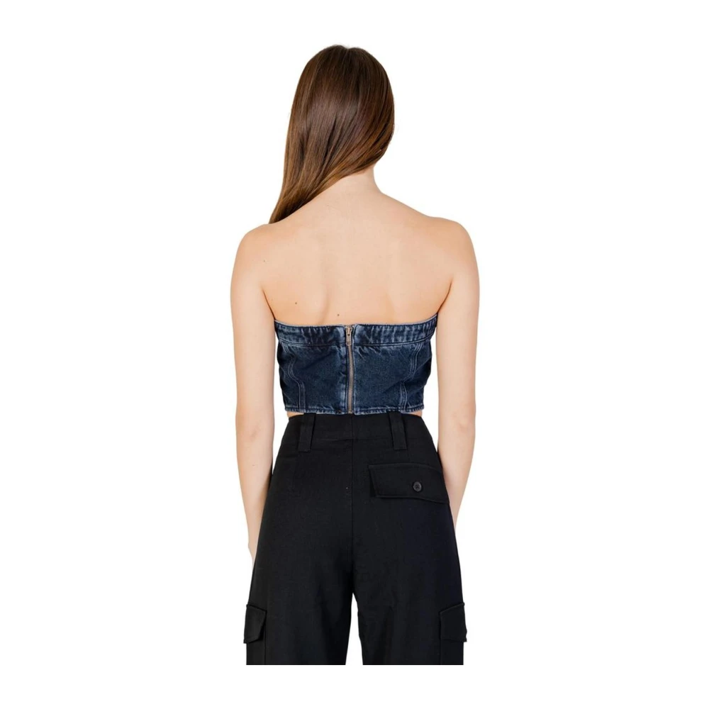 Calvin Klein Jeans Katoenen Tops & T-Shirts Collectie Blue Dames