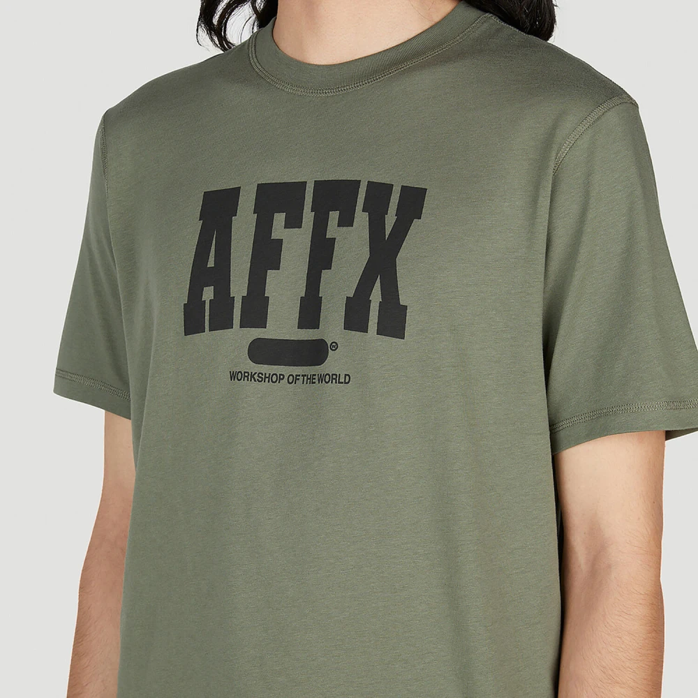 Affxwrks Nut Varsity T-shirt Green Heren