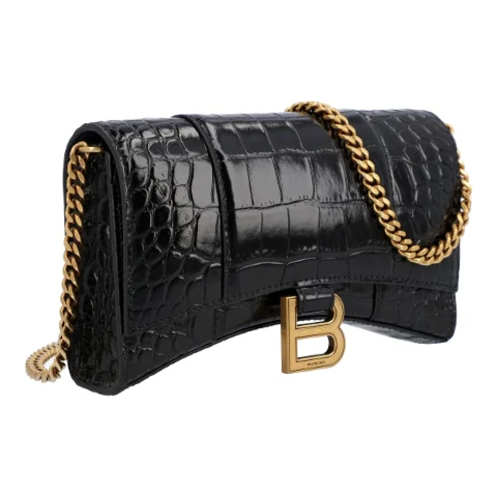 Balenciaga Leather crossbody-bags Black Dames