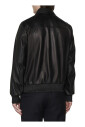 blouson-en-cuir-d-agneau-grain-lisse-noir