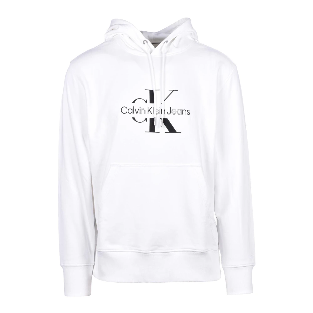 Calvin Klein Jeans Katoenen Sweatshirt White Heren