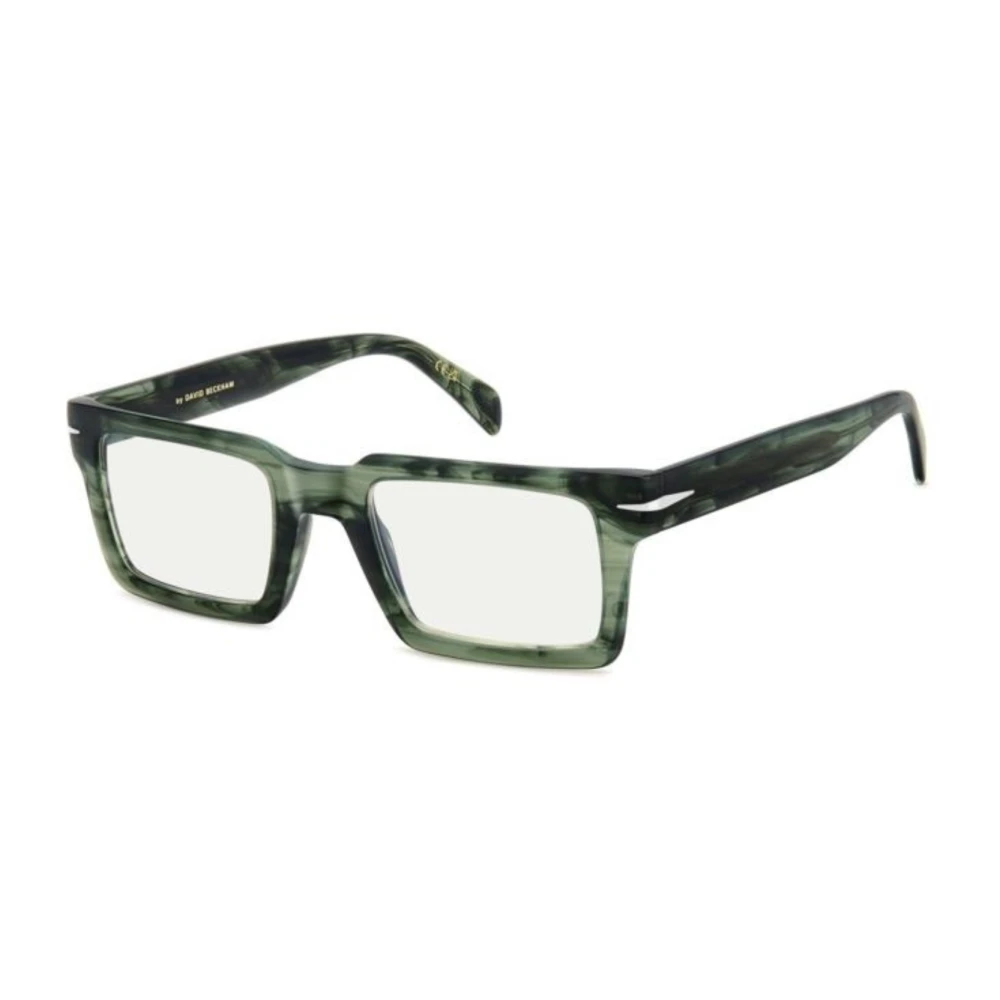 Eyewear by David Beckham Retro vierkant montuur bril Brown Unisex