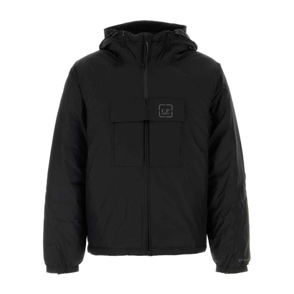 C.P. Company Metropolis Hooded Donsjas in Zwart Black Heren