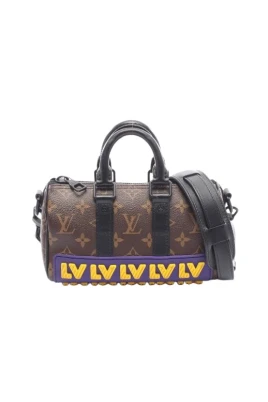 Pre-owned Keepall XS Monogram Belagd Canvas Tote Bag