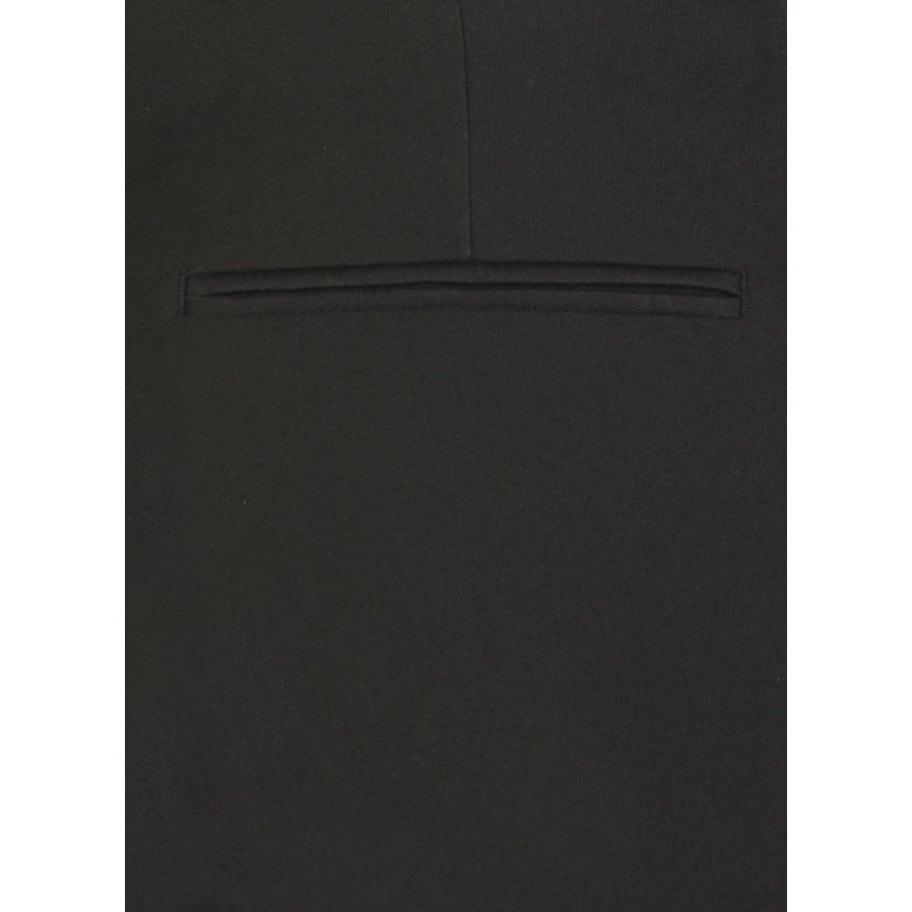 Jil Sander Zwarte op maat gemaakte broek met zakken Black Dames