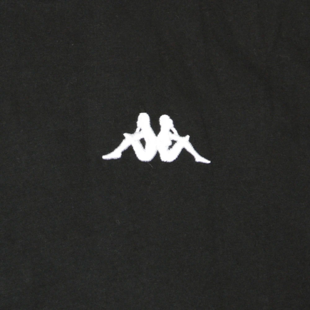 Kappa Stijlvolle Heren T-Shirt Zwart Wit Black Heren