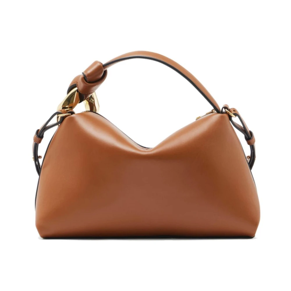 JW Anderson Bruine Schoudertas met Kettingdetail Brown Dames