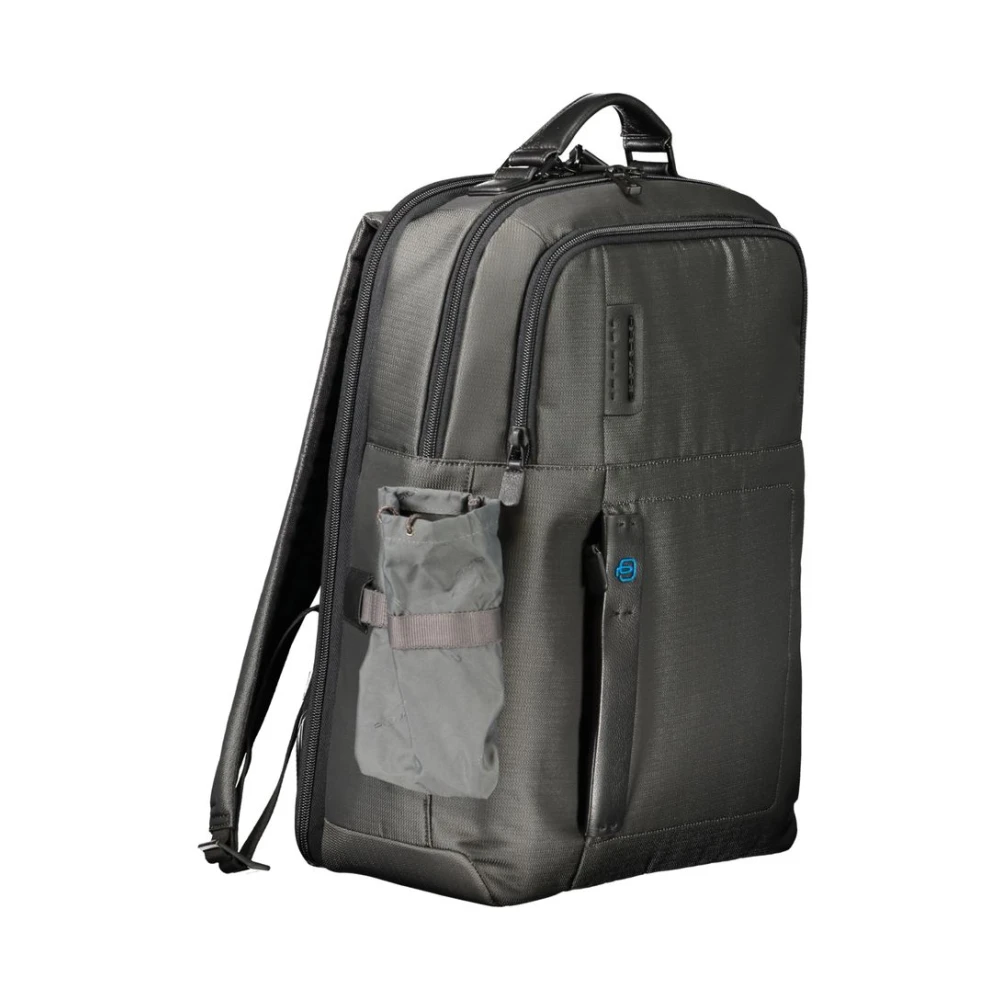 Piquadro Grijze Polyester Rugzak | Stijlvol Model Gray Heren