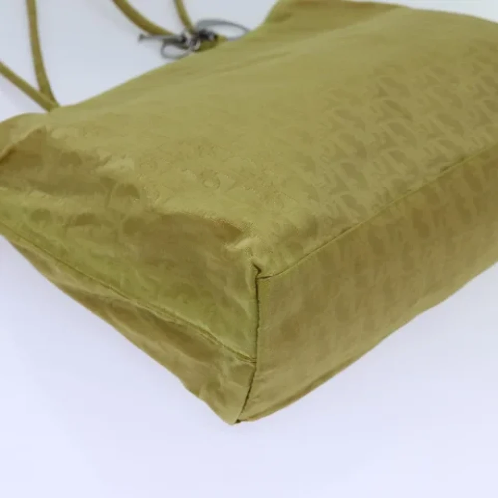 Dior Vintage Pre-owned Canvas totes Green Dames