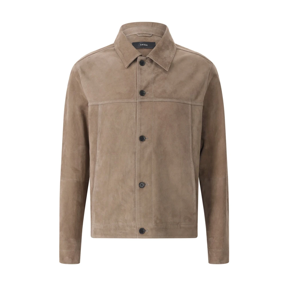 Arma Uomo Marrone - Emy Button-Down Jacket - Jackets - M
