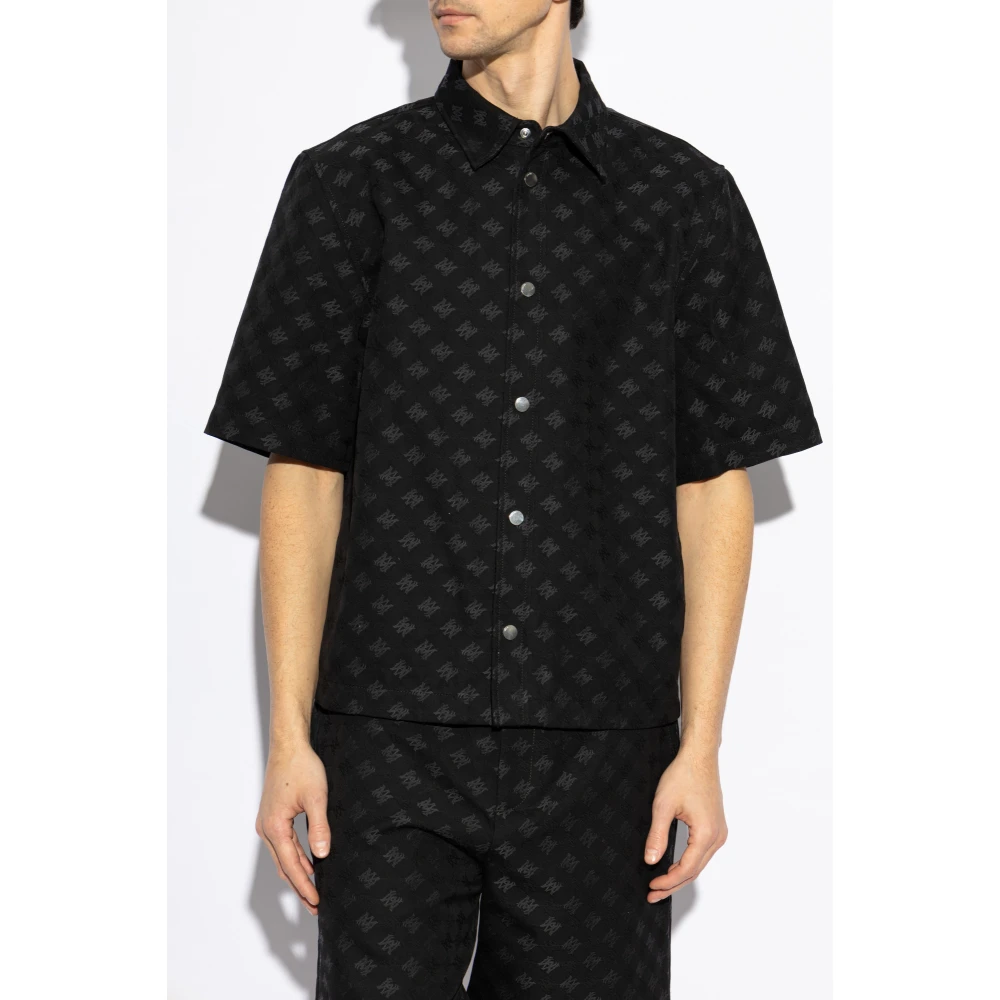 Amiri Monogram Shirt Black Heren