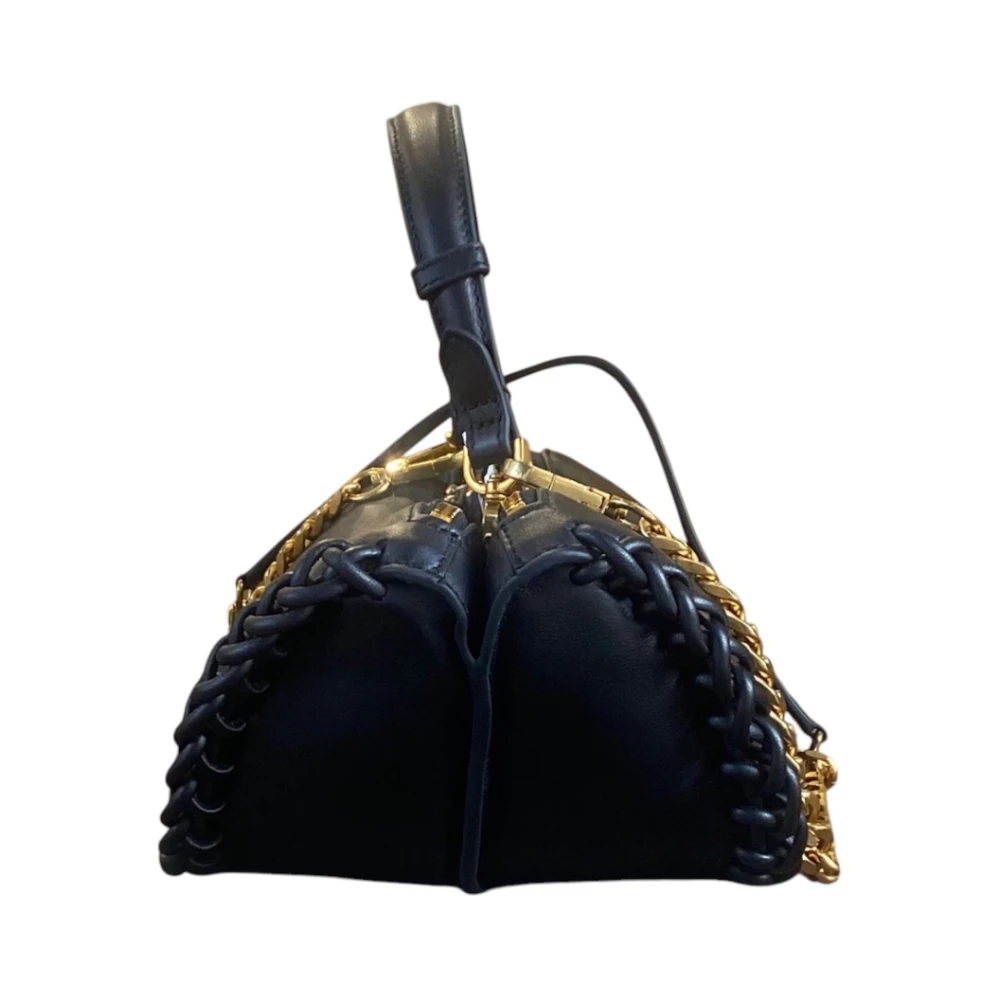 La Carrie Stijlvolle Leren Tas Black Dames