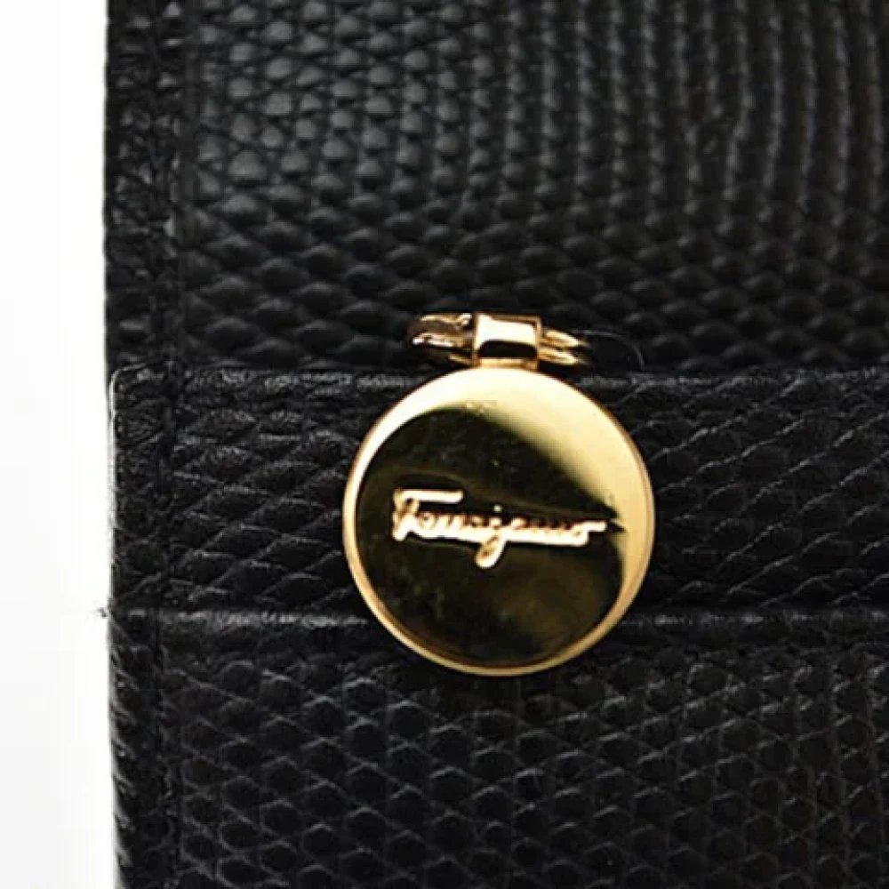 Salvatore Ferragamo Pre-owned Leather wallets Black Dames