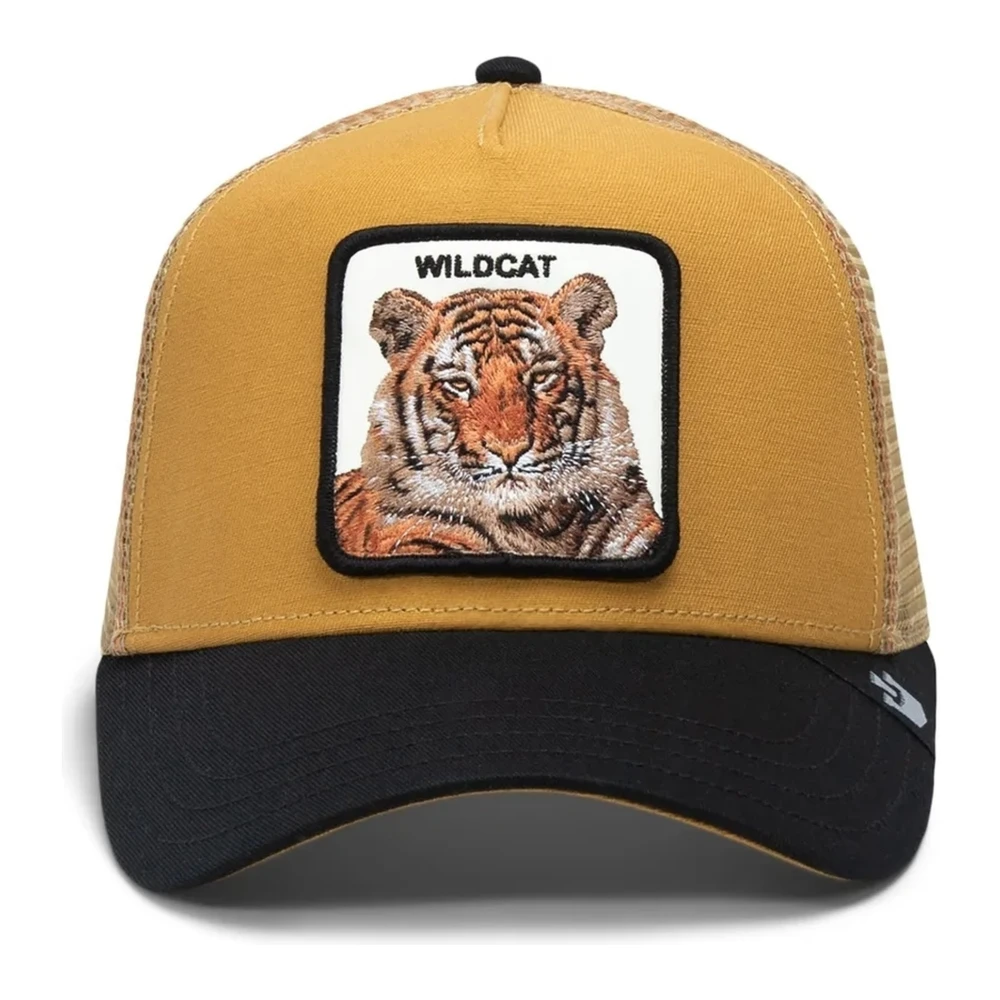 Goorin Bros Mosterd Tijger Wildcat Trucker Cap Yellow Heren
