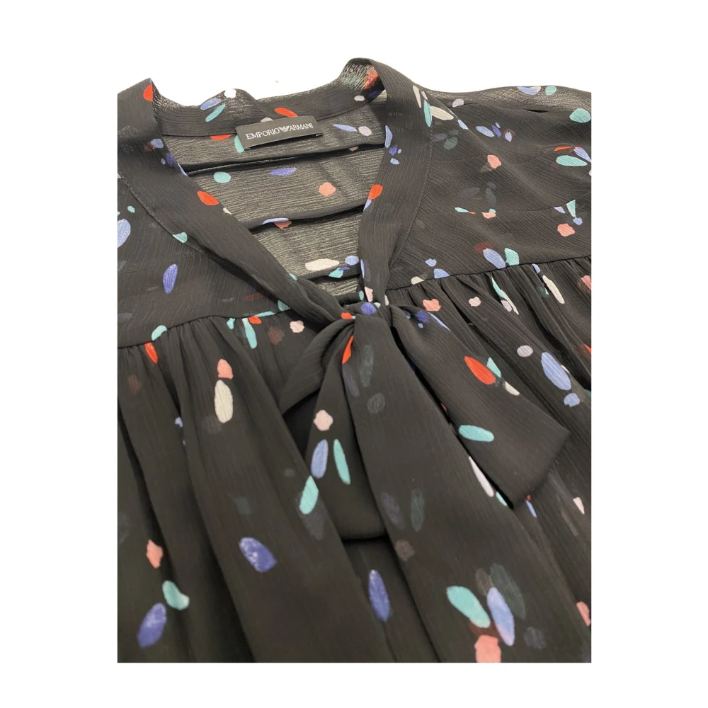 Emporio Armani Lange mouwen overhemd Black Dames