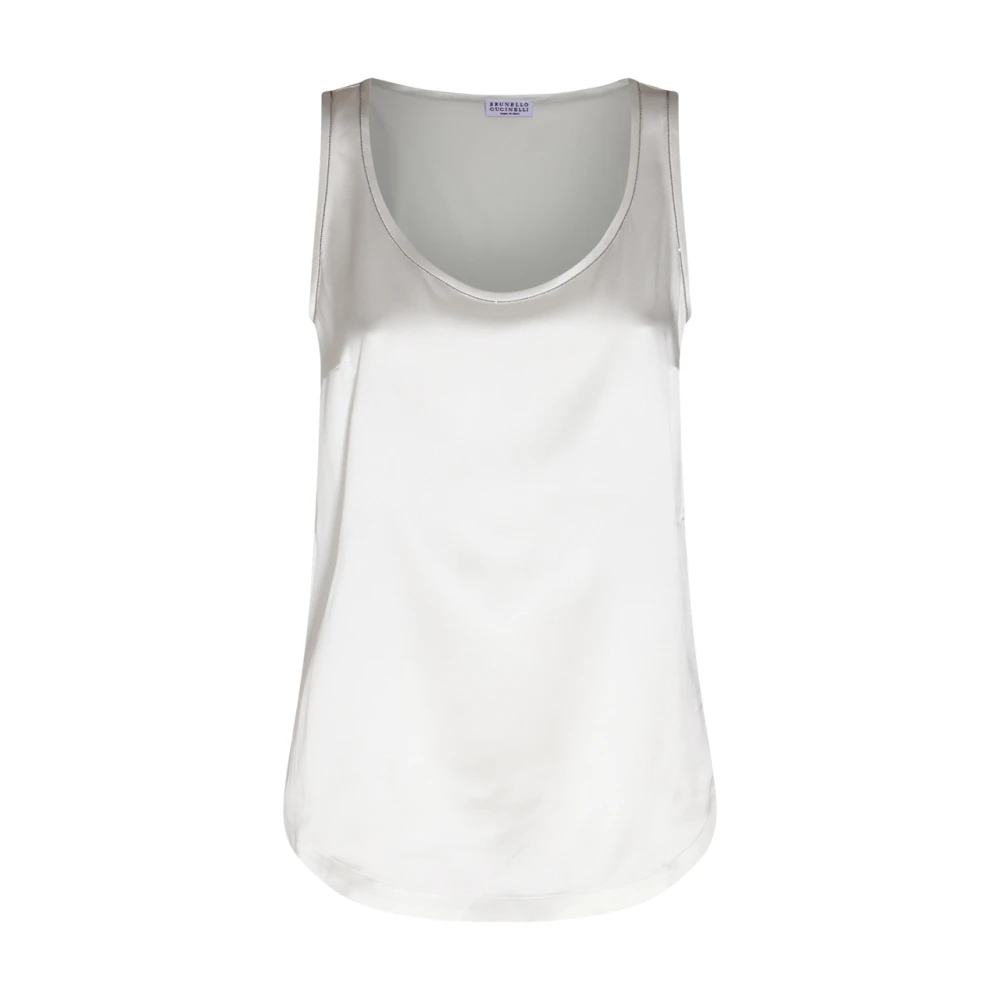 Tops > Sleeveless Tops - - Brunello Cucinelli - Modalova
