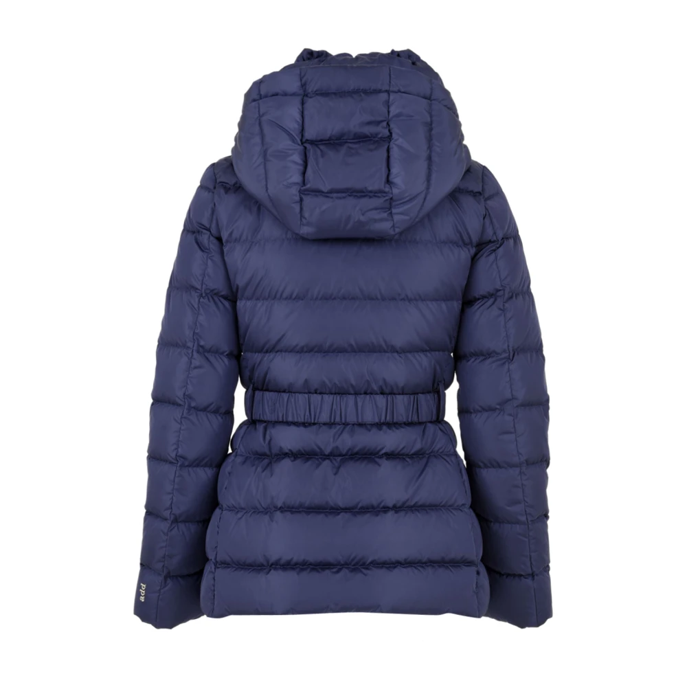 add Jas met ritssluiting aan de voorkant en capuchon Blue Dames