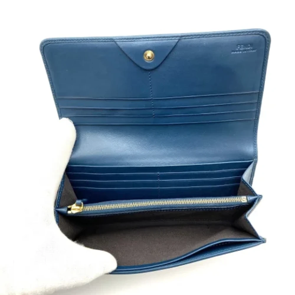 Fendi Vintage Pre-owned Canvas wallets Brown Dames
