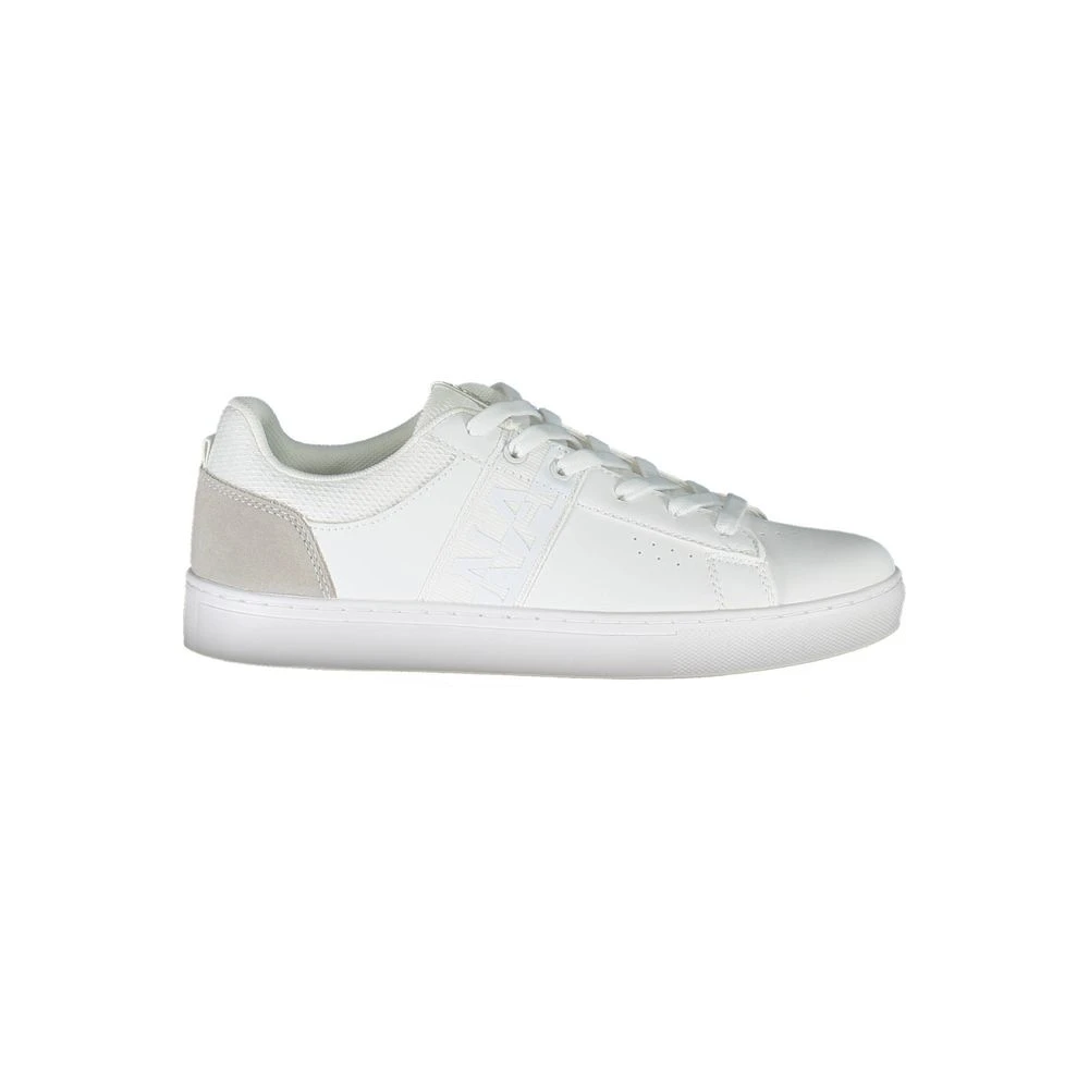 Napapijri Women's White Leather Sneaker Size 6 Uk